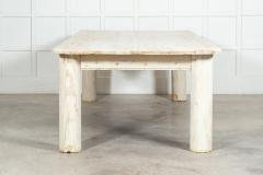 Large 19thC French Bleached Pine Farmhouse Table - 3220109