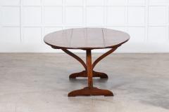 Large 19thC French Fruitwood Oval Vendange Dining Table - 3742333