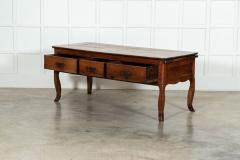 Large 19thC French Fruitwood Server Table - 3391196