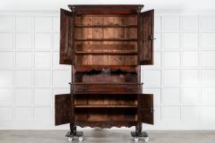 Large 19thC French Oak Chestnut Buffet Deux Corps - 3931178