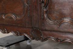 Large 19thC French Oak Chestnut Buffet Deux Corps - 3931185