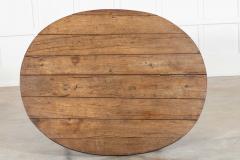 Large 19thC French Oak Vendange Table - 4298047