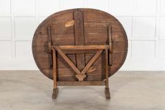 Large 19thC French Oak Vendange Table - 4298048