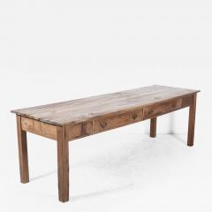 Large 19thC French Pine Farmhouse Table - 2424551