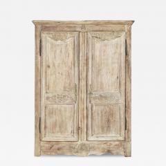 Large 19thC French Provincial Bleached Oak Armoire - 3302020