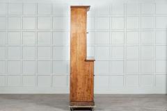 Large 19thC Glazed Oak Bookcase Dresser - 3061768