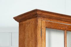 Large 19thC Glazed Oak Bookcase Dresser - 3061772