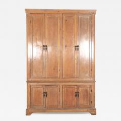 Large 19thC Irish Pine Housekeepers Cupboard - 2585062