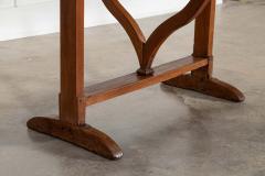 Large 19thC Oval French Fruitwood Vendange Wine Table - 4503239