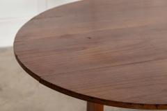 Large 19thC Oval French Fruitwood Vendange Wine Table - 4503242