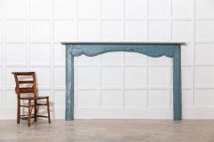 Large 19thC Swedish Painted Pine Fire Surround - 2851889