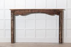 Large 19thC Swedish Painted Pine Fire Surround - 2851898