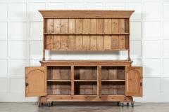 Large 19thc English Pine Vernacular Dresser - 3373228