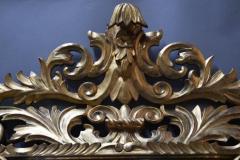 Large 19thc Italian giltwood cushion mirror - 4787850