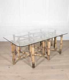 Large 20th Century Bamboo Centre Table - 4093420