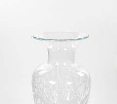 Large 20th Century Decorative Vase with Etched Antelopes by Erika Van Dewark - 4549855