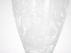 Large 20th Century Decorative Vase with Etched Antelopes by Erika Van Dewark - 4550158