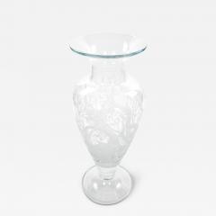 Large 20th Century Decorative Vase with Etched Antelopes by Erika Van Dewark - 4551626