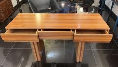 Large 3 drawers console table in fine cherrywood  - 3376884