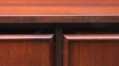 Large 4 door Credenza in Mahogany and Teak Italy 1960s - 3796728