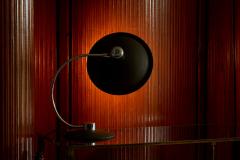 Large Adjustable Mid Century Table Lamp in Chrome and Black 1960s - 4395756