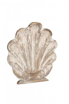 Large American Carved Wood And Painted Shell - 4292649