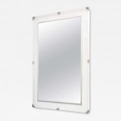 Large American Modern Lucite and Polished Chrome Mirror by Charles Hollis Jones - 4204819