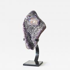 Large Amethyst Geode Natural Specimen 16 LBS on Stand - 4419368