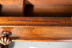 Large And Impressive George IV Mahogany Partners Desk Stamped T Wilson London - 4706621