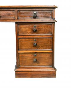 Large And Impressive George IV Mahogany Partners Desk Stamped T Wilson London - 4706629