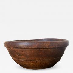 Large Antique American Burl Bowl - 2452351