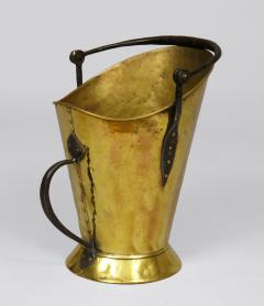 Large Antique Brass and Iron Coal Scuttle - 3439153