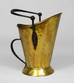 Large Antique Brass and Iron Coal Scuttle - 3439154