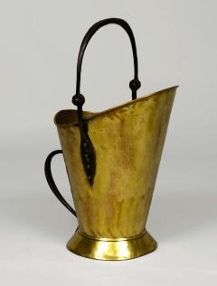 Large Antique Brass and Iron Coal Scuttle - 3439155