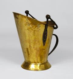 Large Antique Brass and Iron Coal Scuttle - 3439157