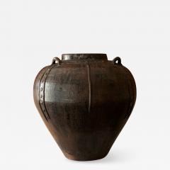 Large Antique Burmese Ceramic Jar from Martaban - 1097477