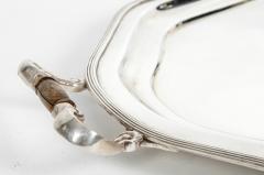 Large Antique English Plate Barware Serving Tray - 722705