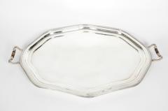 Large Antique English Plate Barware Serving Tray - 722706