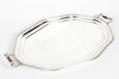 Large Antique English Plate Barware Serving Tray - 722709