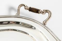 Large Antique English Plate Barware Serving Tray - 722710