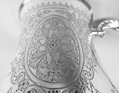 Large Antique English Victorian Georgian Sterling Silver Mug 1884 - 4338818