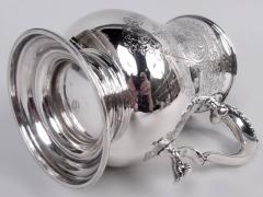 Large Antique English Victorian Georgian Sterling Silver Mug 1884 - 4338820
