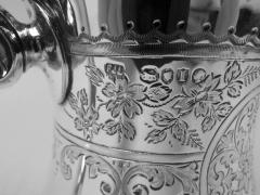Large Antique English Victorian Georgian Sterling Silver Mug 1884 - 4338821