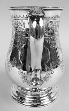 Large Antique English Victorian Georgian Sterling Silver Mug 1884 - 4338845