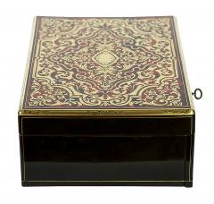 Large Antique French Boulle Napoleon III Marquetry Box - 3441281