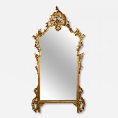 Large Antique French Carved Gilt Wood Mirror - 106428