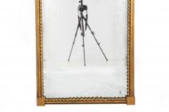 Large Antique French Louis Philippe Arched Top Giltwood Pier Mirror ca 1870 - 4503453