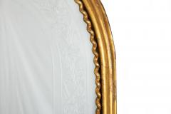 Large Antique French Louis Philippe Arched Top Giltwood Pier Mirror ca 1870 - 4503456