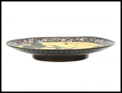 Large Antique Japanese Meiji Cloisonne Plate 1900 - 3902901