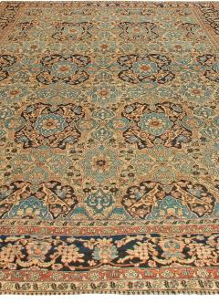 Large Antique Persian Bakhtiari Botanic Handmade Wool Carpet - 2447798